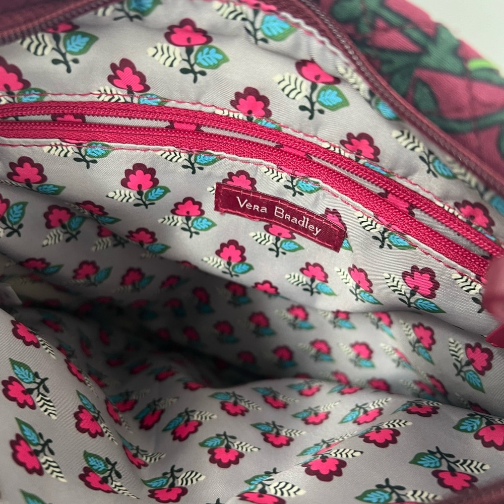Vera Bradley Iconic Triple zip hipster purse - Picture 7 of 12